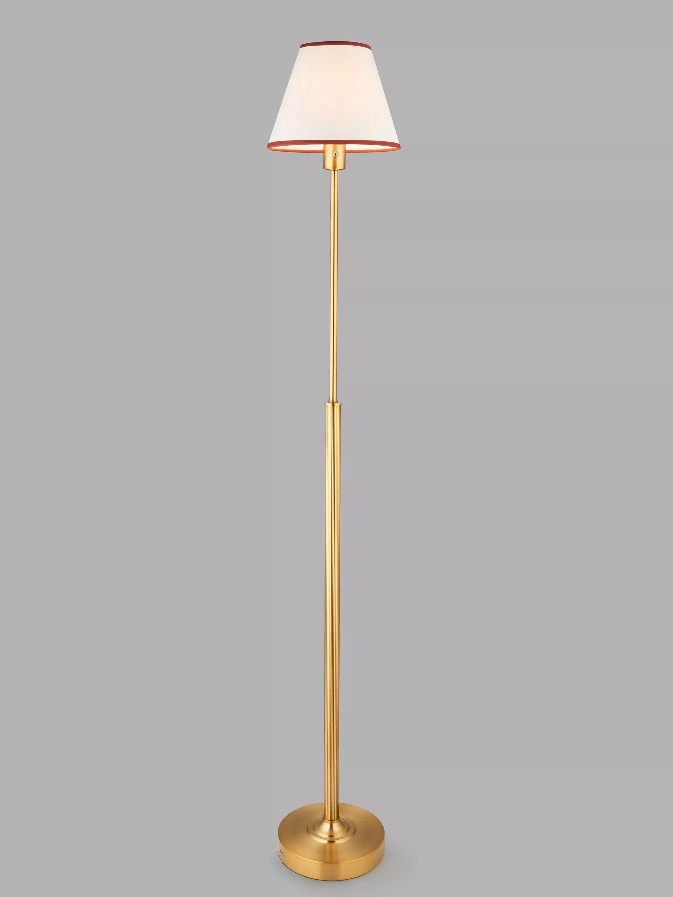 John Lewis Baily rechargeable floor lamp brass - British product