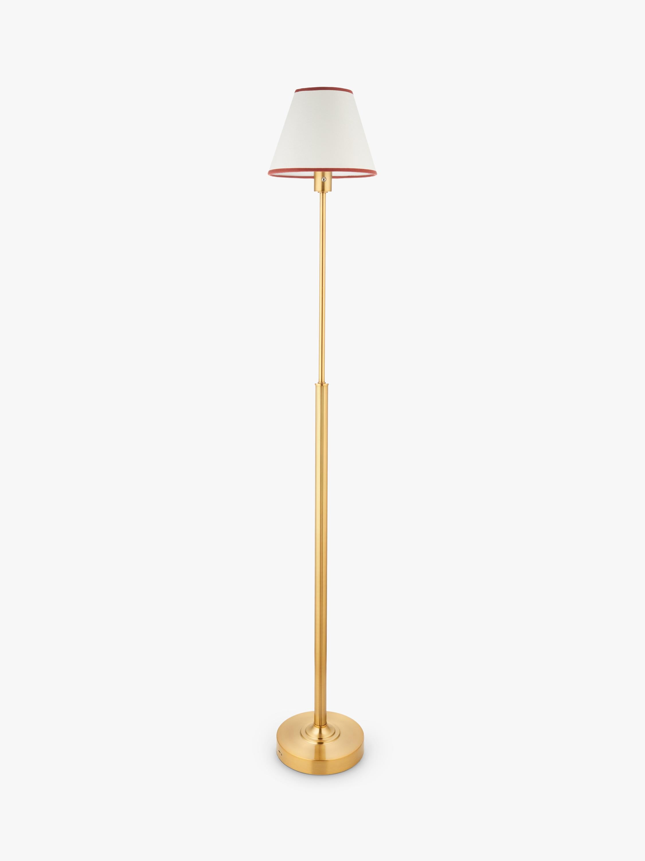 John Lewis Baily rechargeable floor lamp brass - British product