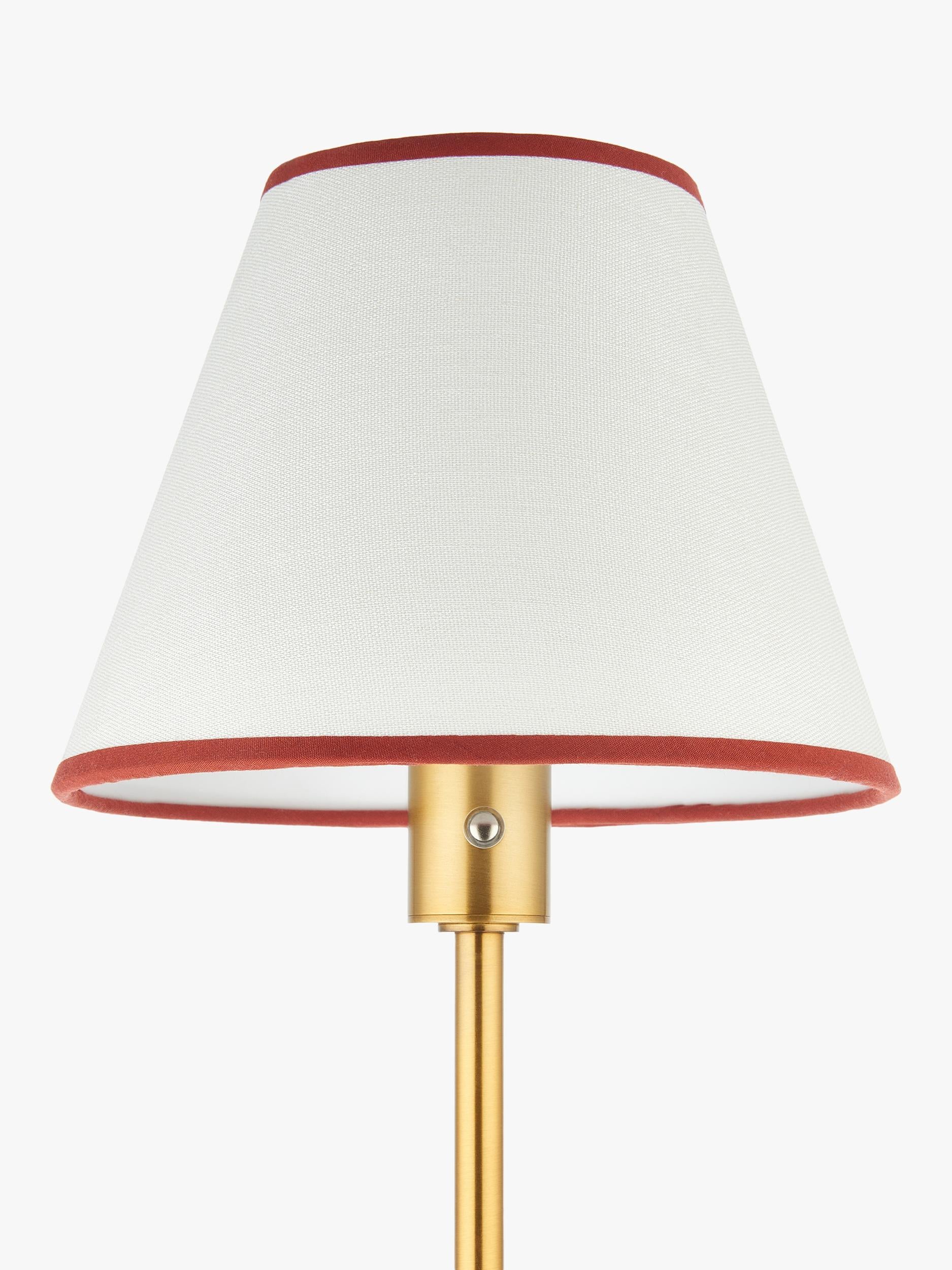 John Lewis Baily rechargeable floor lamp brass - British product