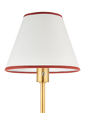 John Lewis Baily rechargeable floor lamp brass - British product