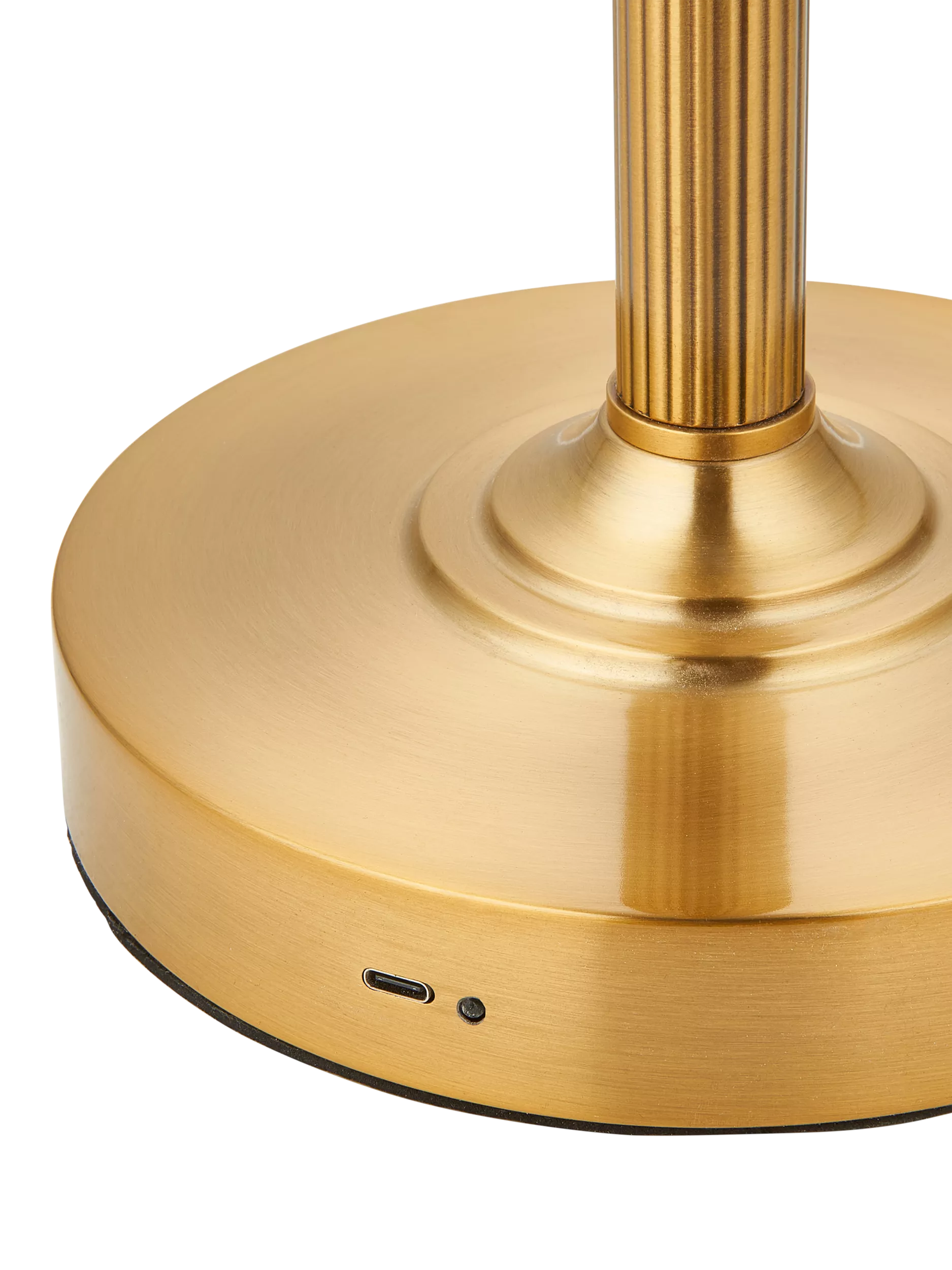 John Lewis Baily rechargeable floor lamp brass - British product