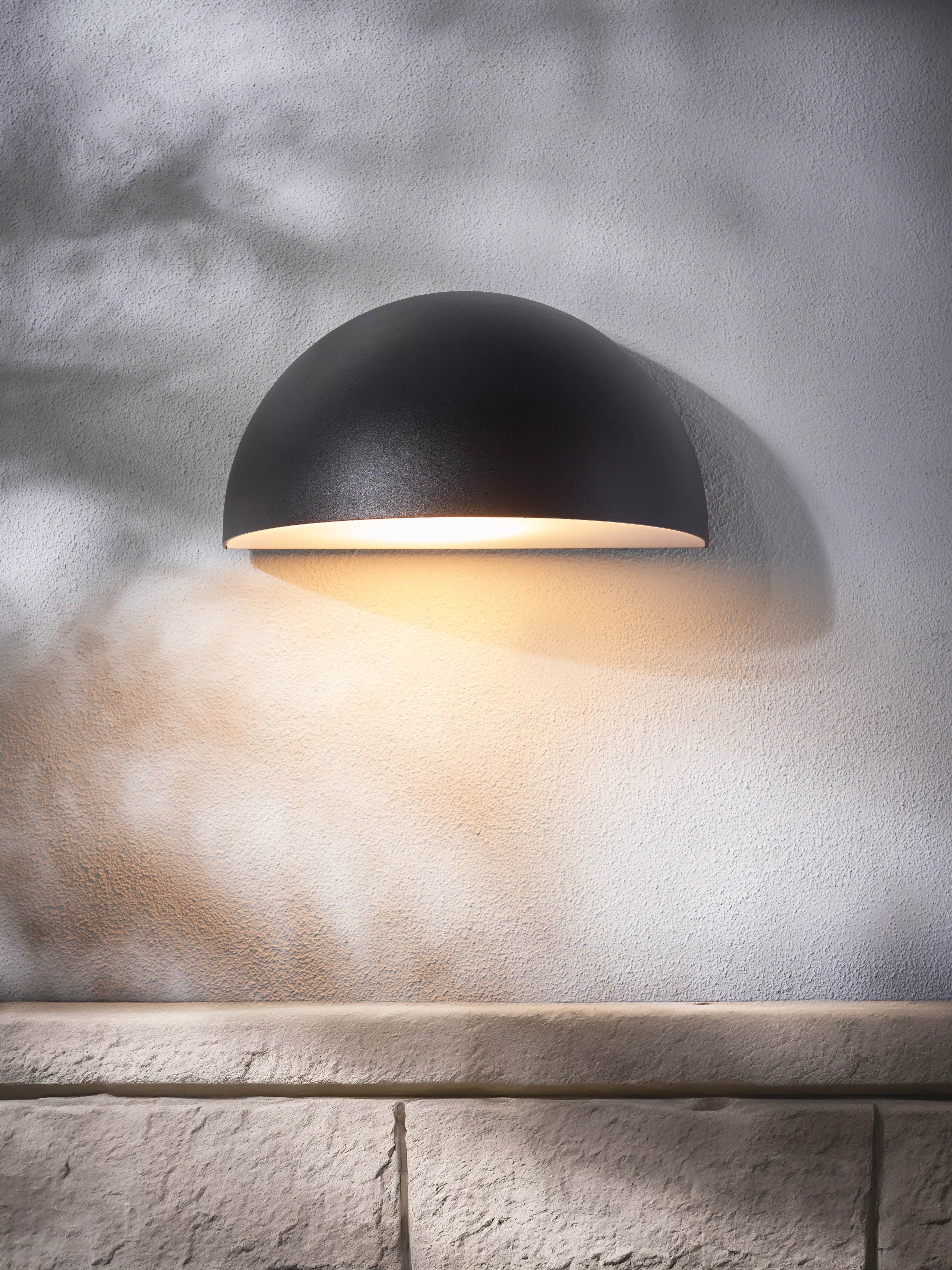 John Lewis Heftig outdoor wall light in matte finish (British brand)