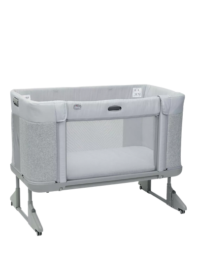 John Lewis Chicco Next2Me Forever Cot Ash Grey Co-sleeping Cot- Buy online at McGrocer