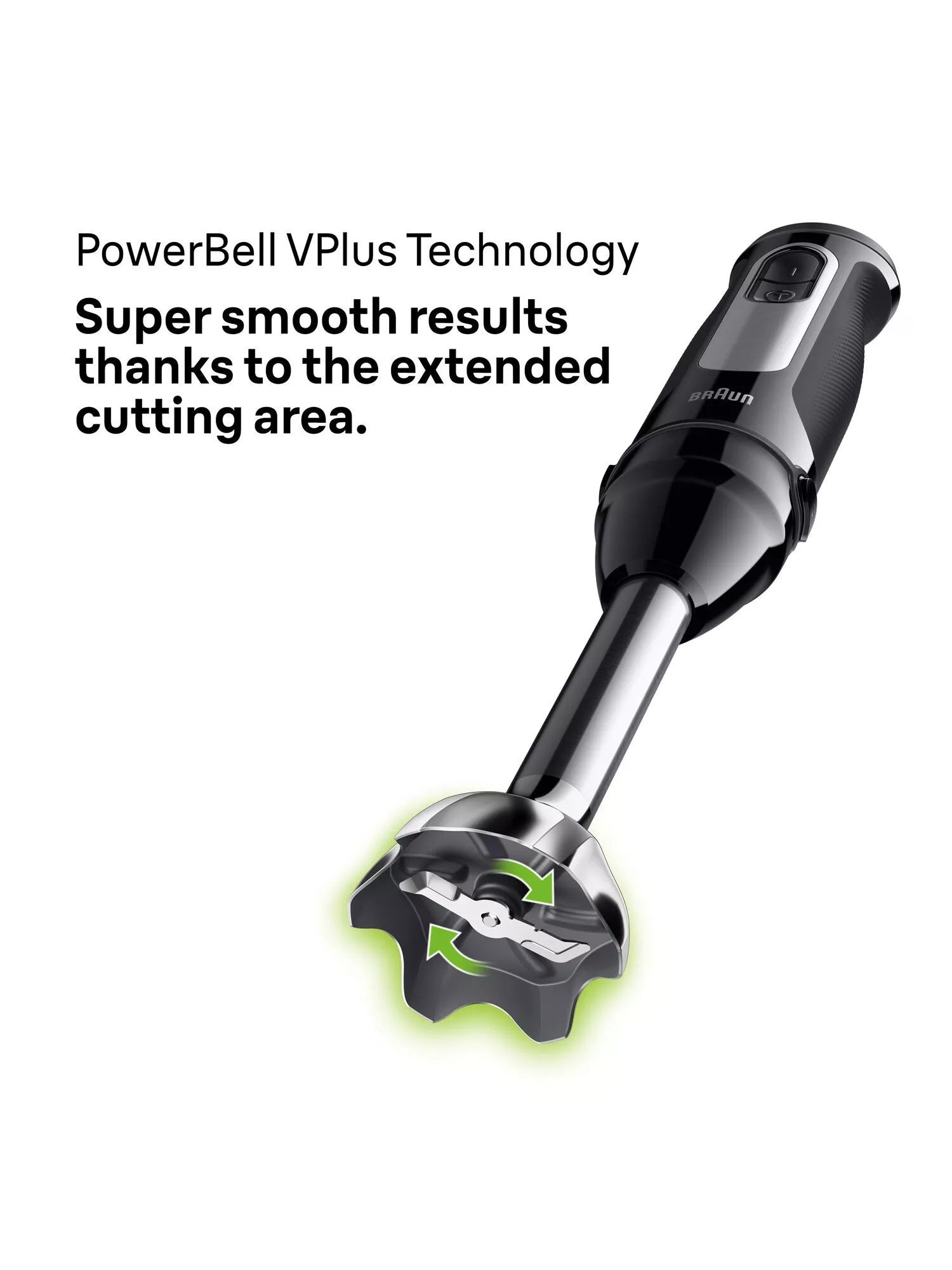 Braun MultiQuick 5 Pro black hand blender, imported from the UK