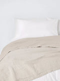 John Lewis Pencil Stripe Cotton Reversible Bedspread