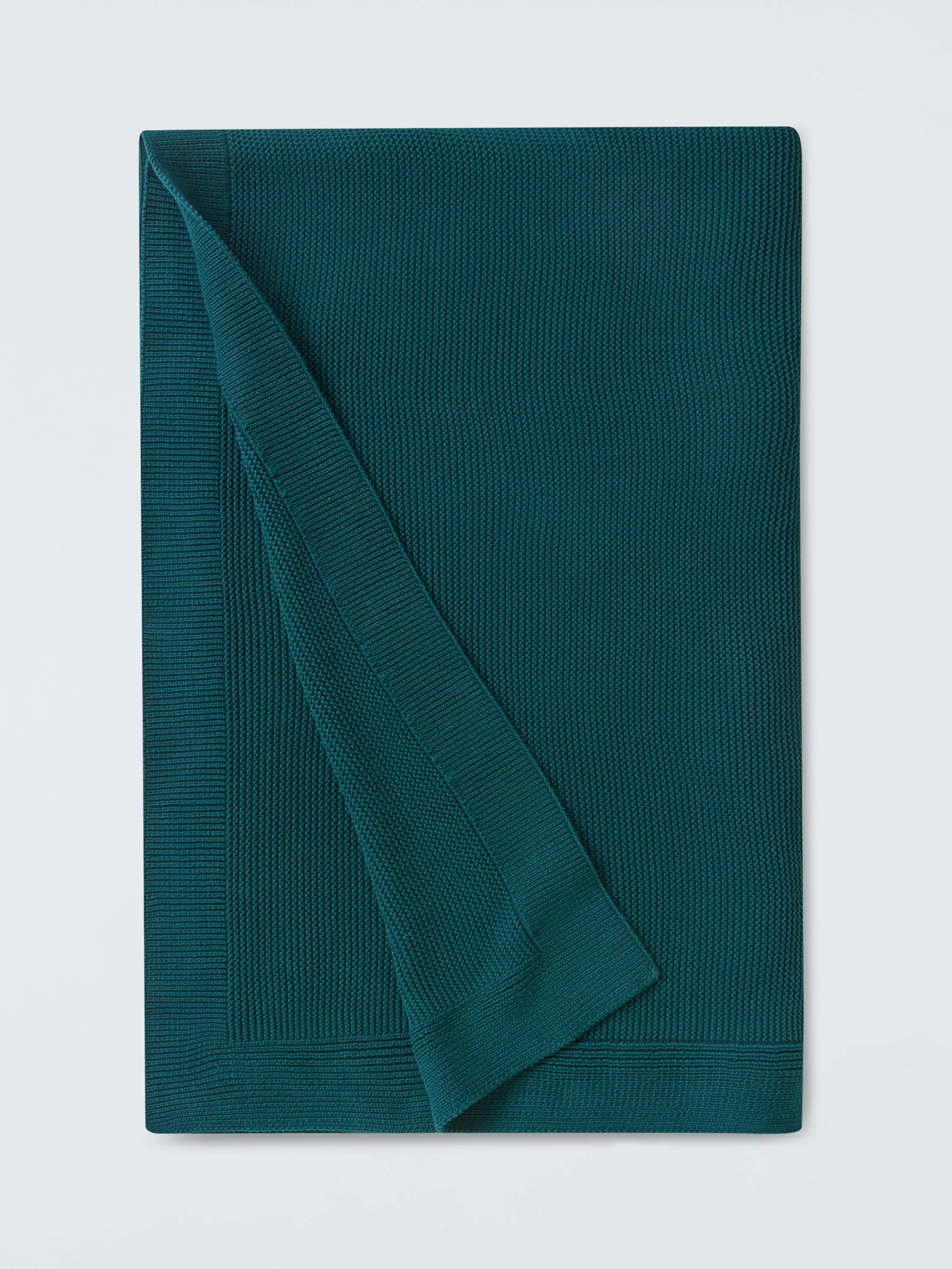 John Lewis Rye Plain Knit Throw