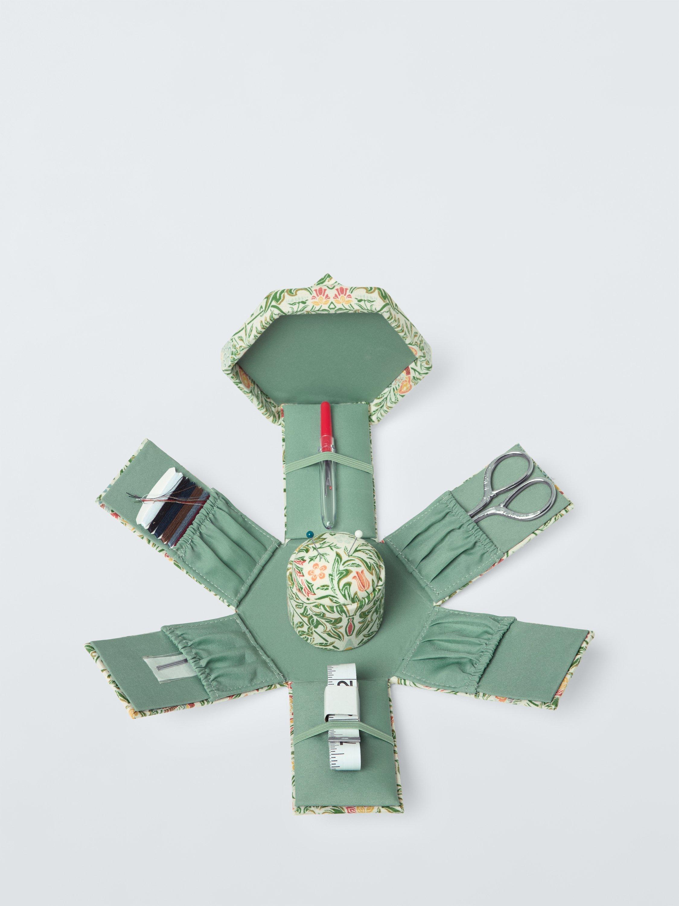 John Lewis William Morris sewing box green, imported from the UK