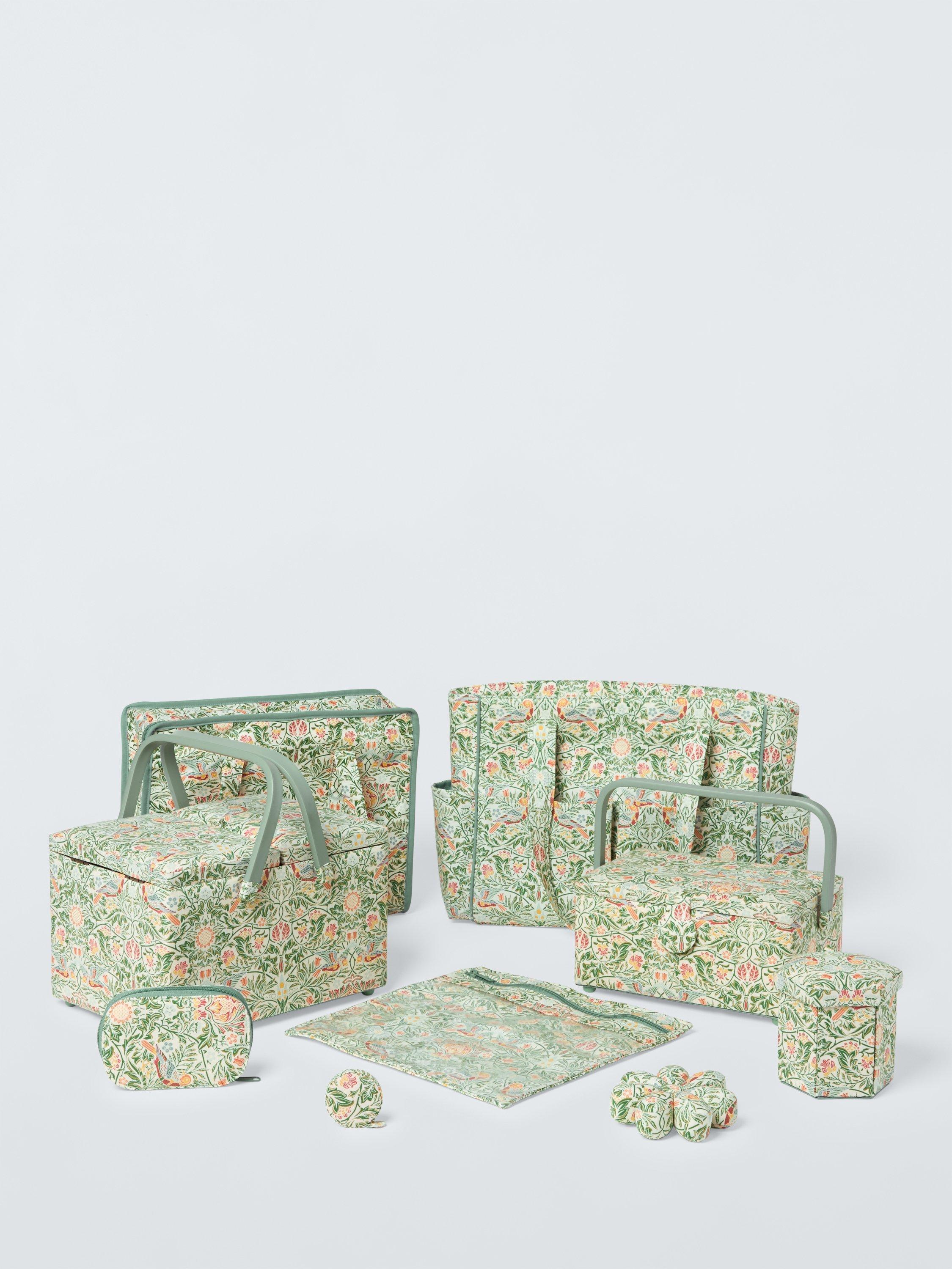 John Lewis William Morris sewing box green, imported from the UK