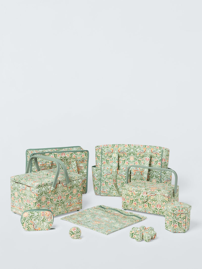 John Lewis William Morris sewing box green, imported from the UK