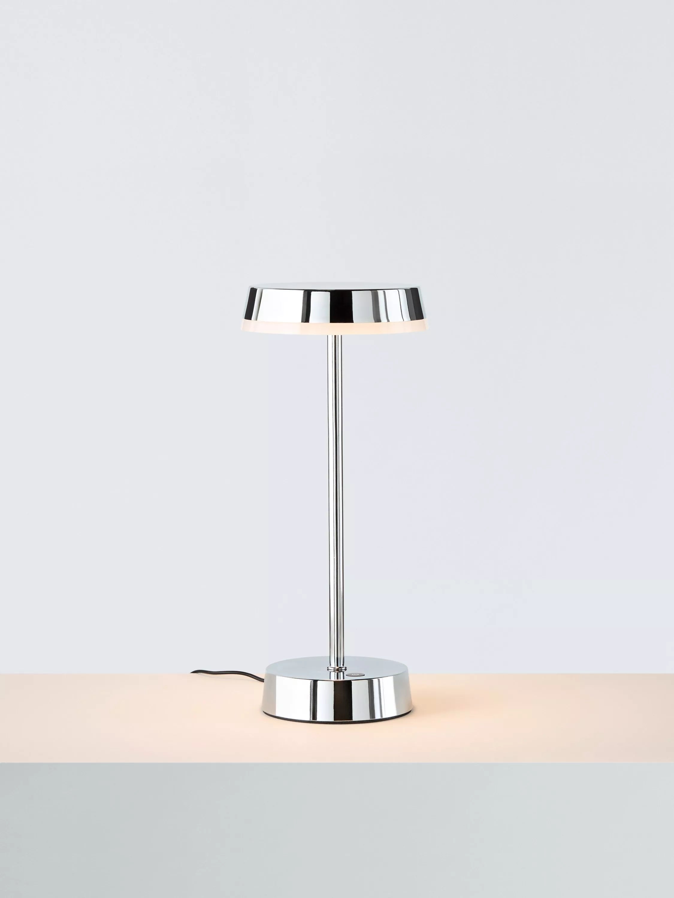 John Lewis Ernie Rechargeable Indoor/Outdoor LED Table Lamp, Black