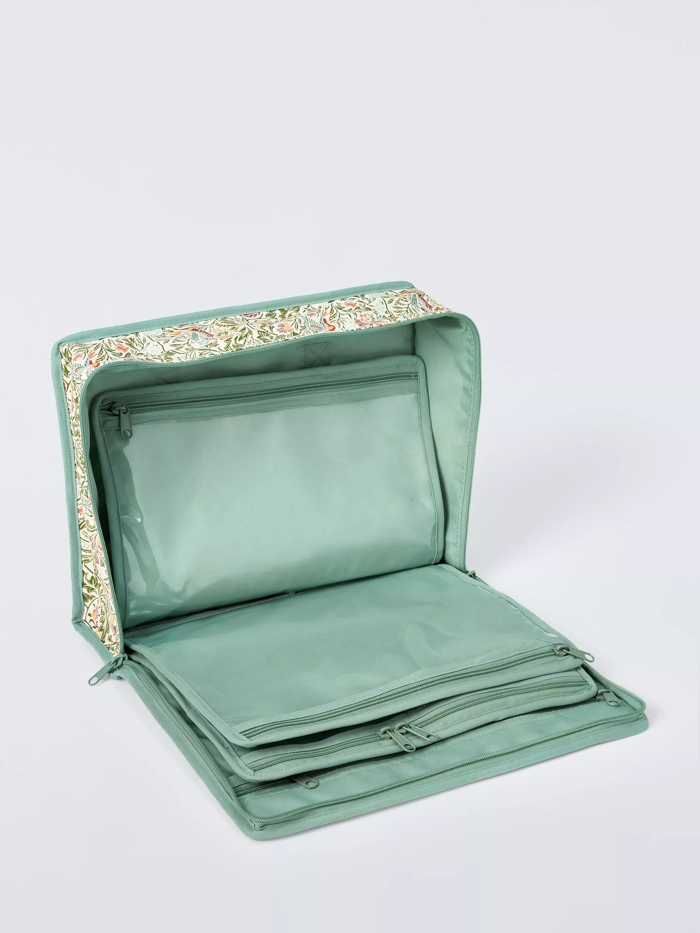 John Lewis William Morris bird tapestry craft bag (British brand)