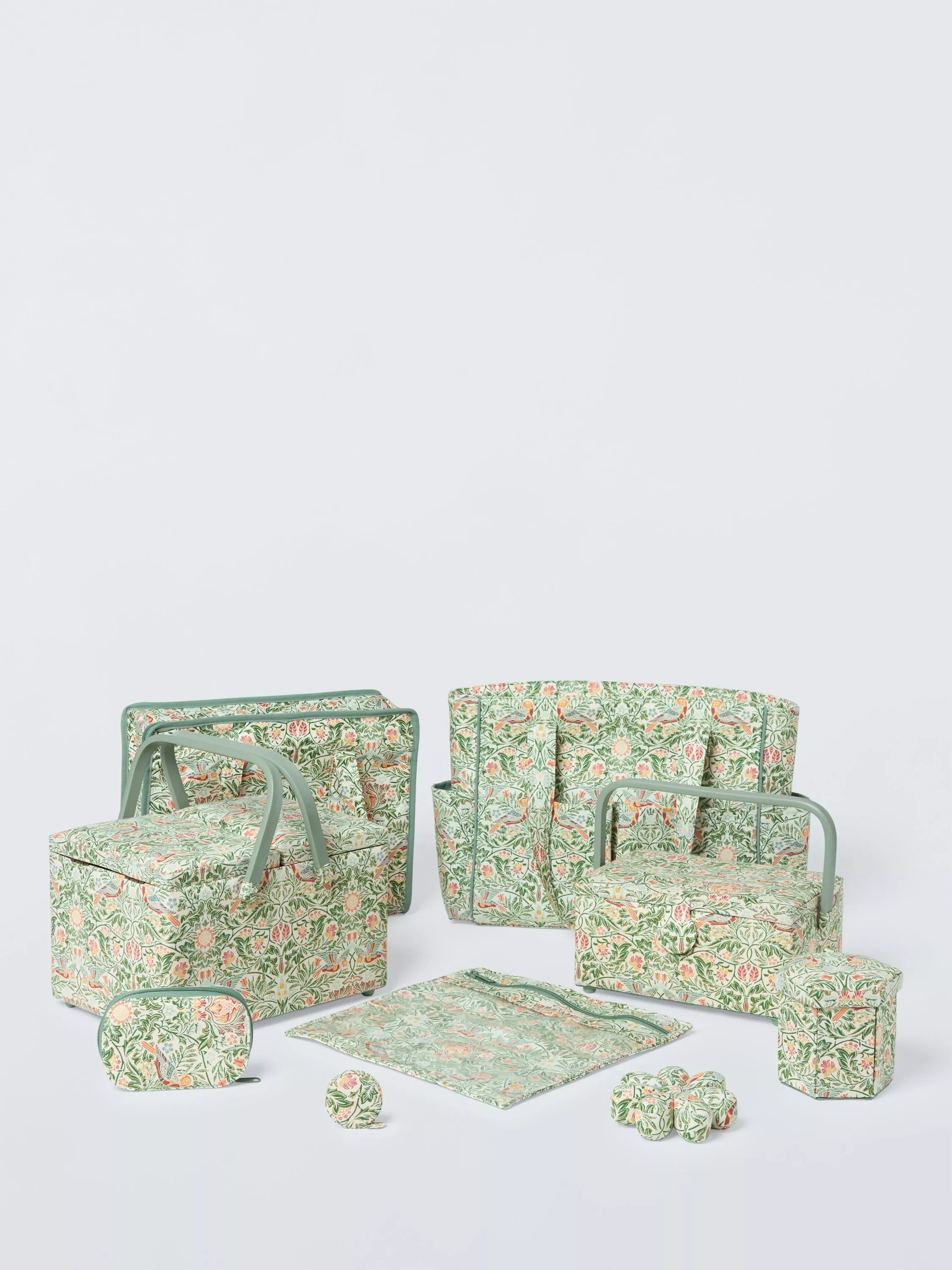 John Lewis William Morris bird tapestry craft bag (British brand)