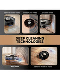 Shark PowerDetect NeverTouch Pro 2-in-1 self-emptying robot vacuum and mop, black (British brand)