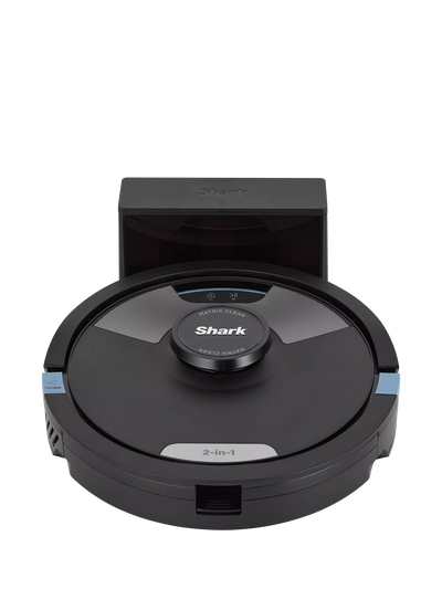 John Lewis Shark Matrix Plus RV2620WDUK 2-i-1 robotstøvsuger og mopp, svart
