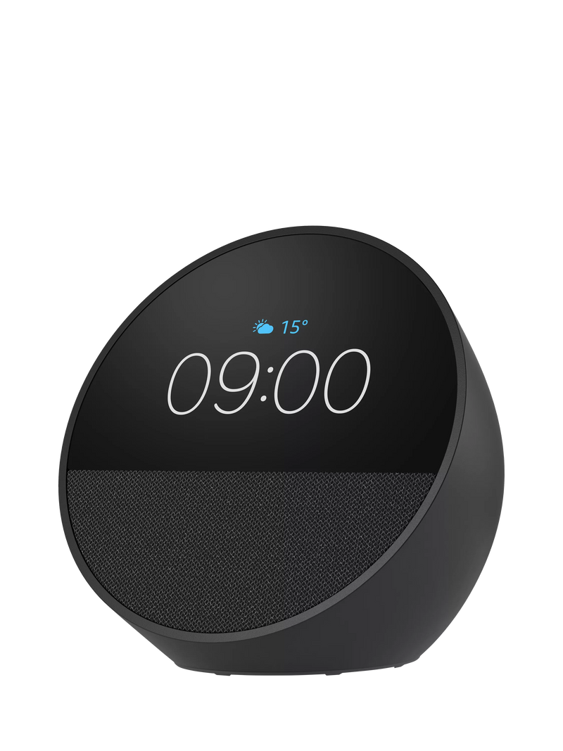 Amazon Echo Spot (2024) Smart Alarm Clock with 2.8 inch Screen and Alexa