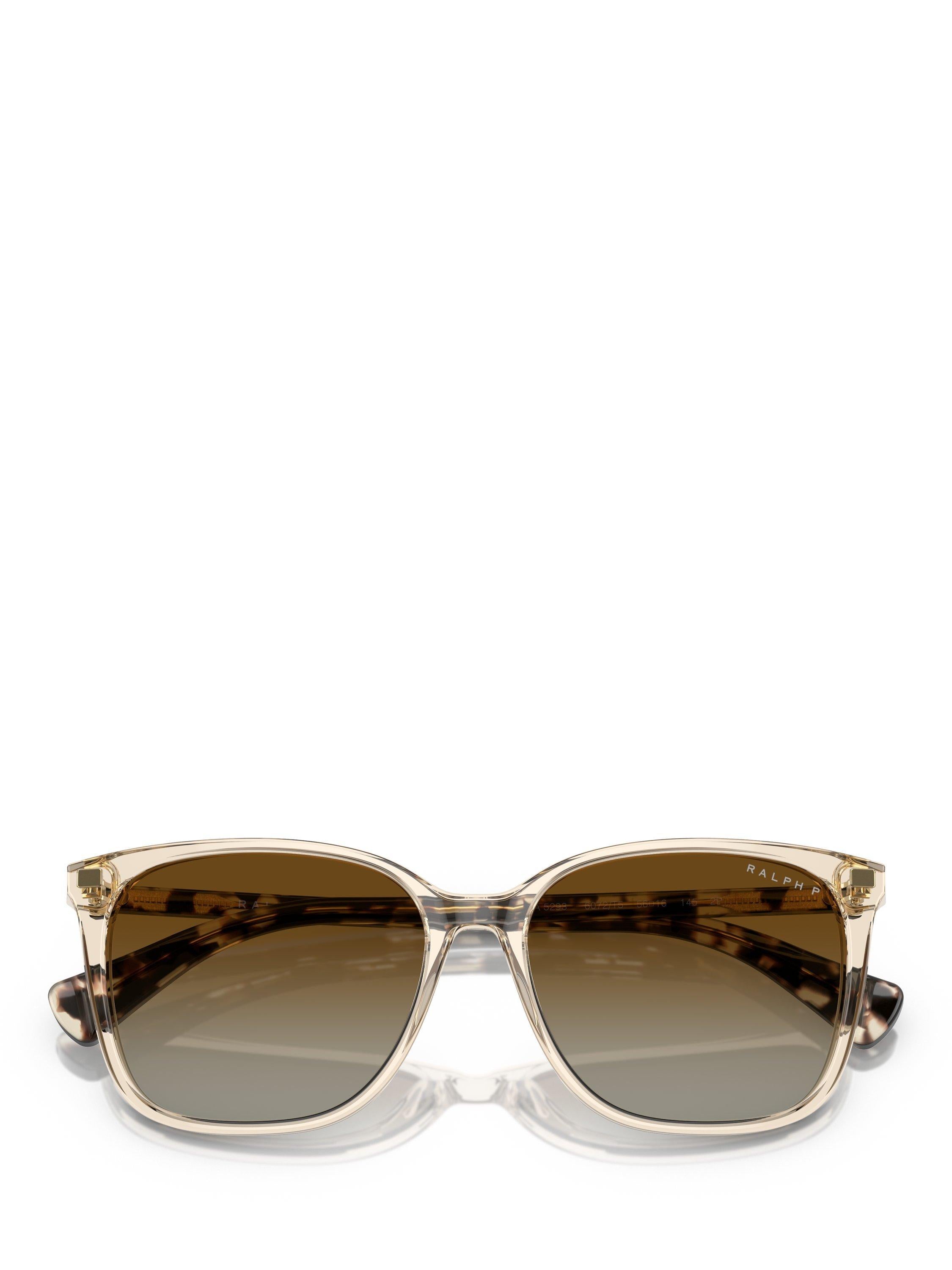 Ralph Lauren women's polarised square sunglasses brown - UK version