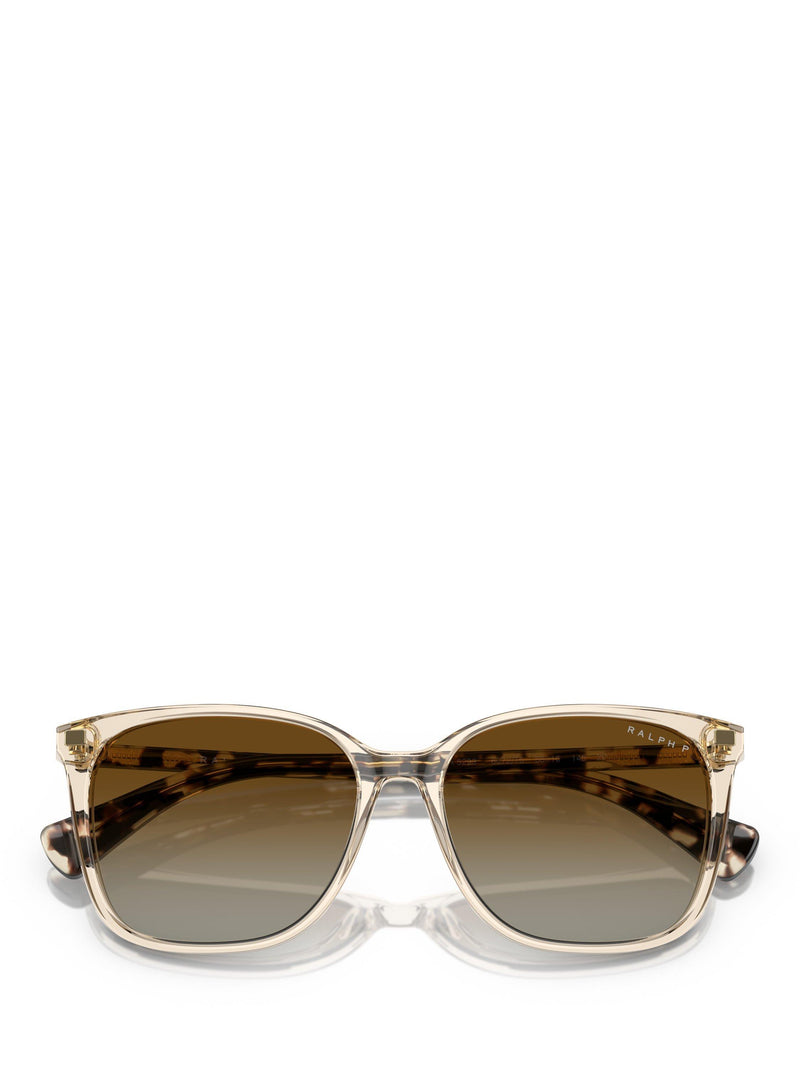 Ralph Lauren women's polarised square sunglasses brown - UK version