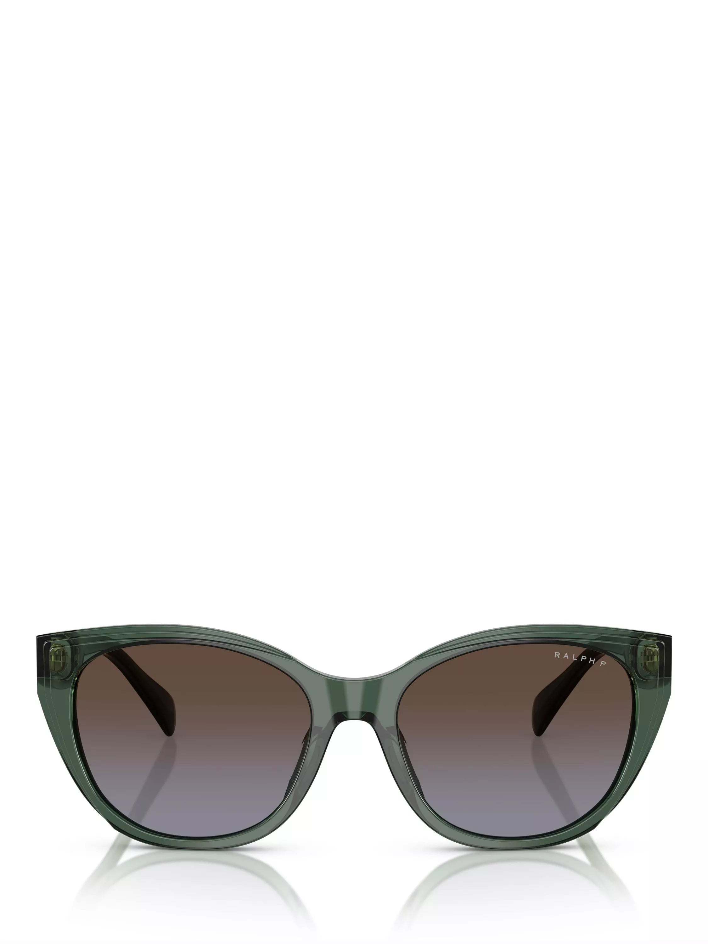 Ralph Lauren polarised round sunglasses green frame - British product