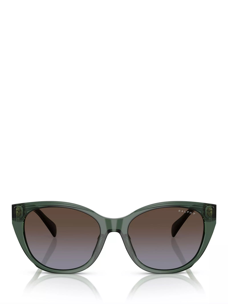 Ralph Lauren polarised round sunglasses green frame - British product