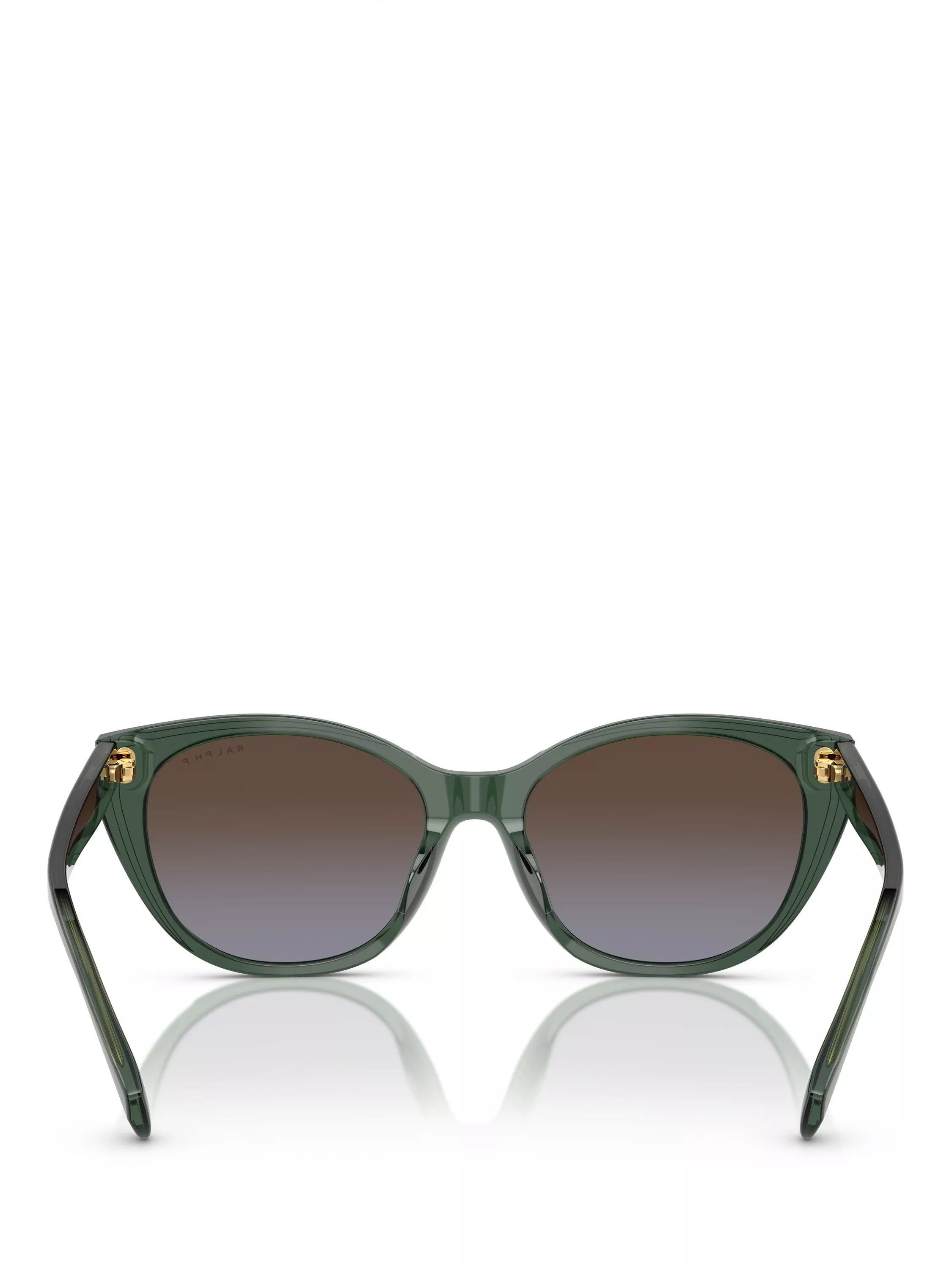 Ralph Lauren polarised round sunglasses green frame - British product