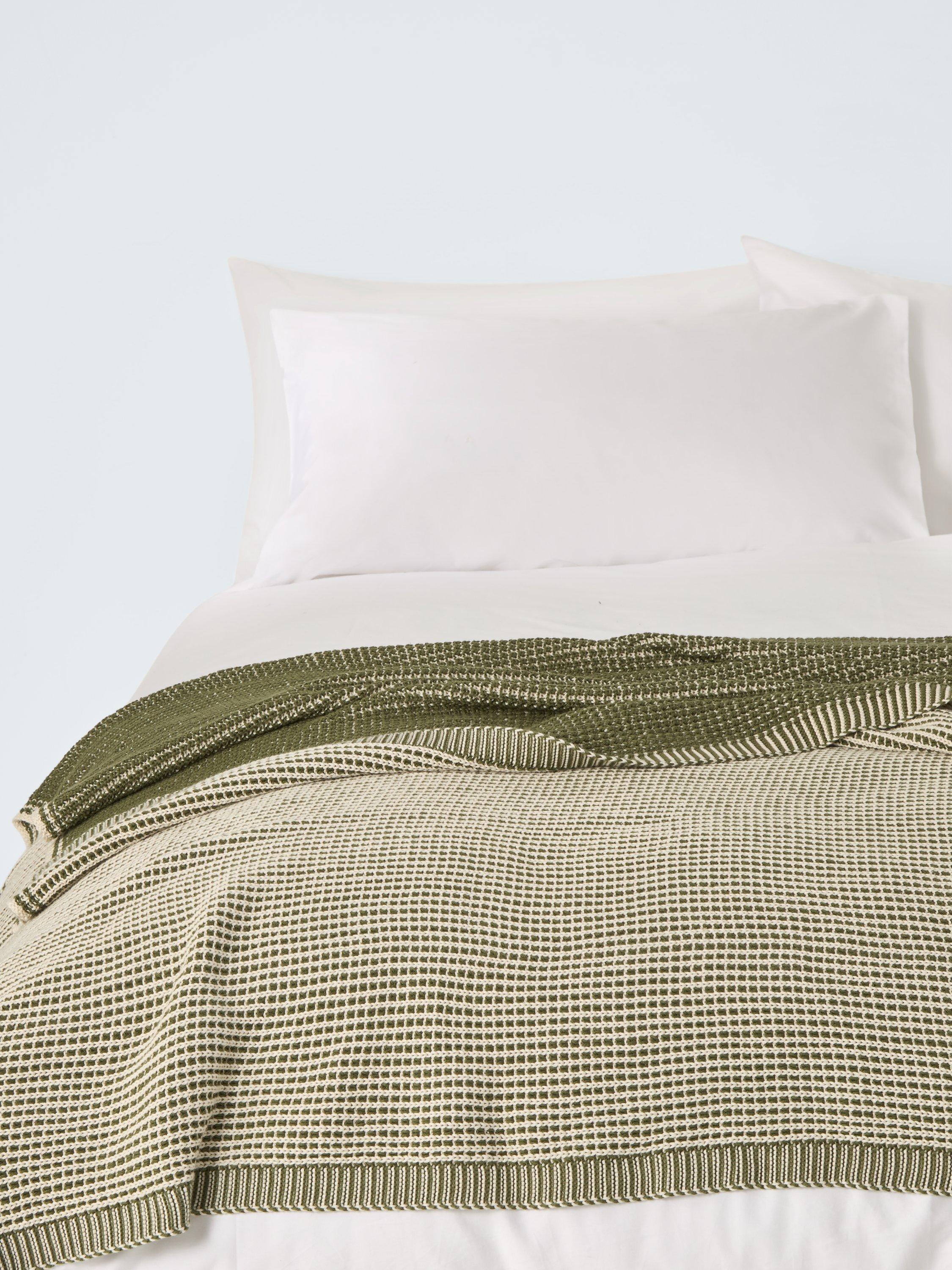 John Lewis Milano schlichter Baumwoll-Überwurf 140x190cm (britische Marke)