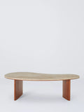 John Lewis travertine coffee table natural wide - British product