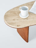 John Lewis travertine coffee table natural wide - British product