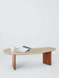John Lewis travertine coffee table natural wide - British product