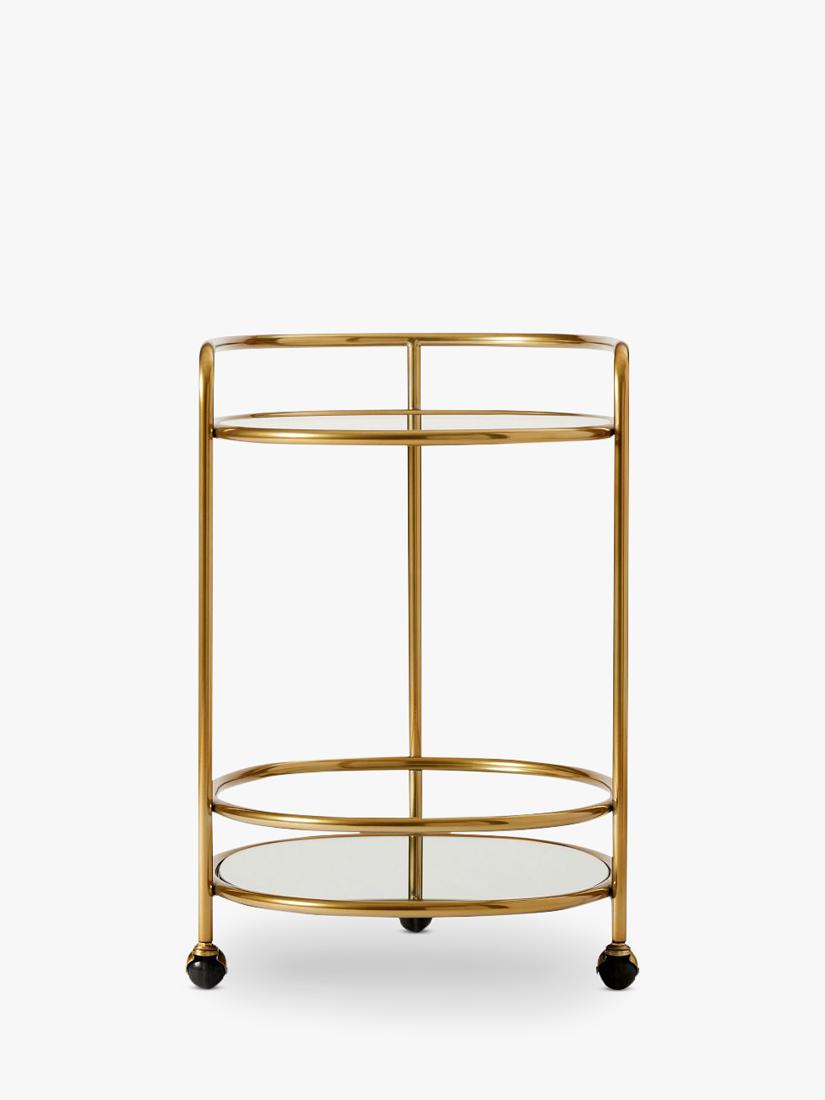 West Elm Albee bar cart antique brass - UK version