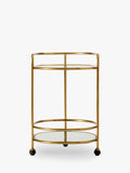 West Elm Albee bar cart antique brass - UK version