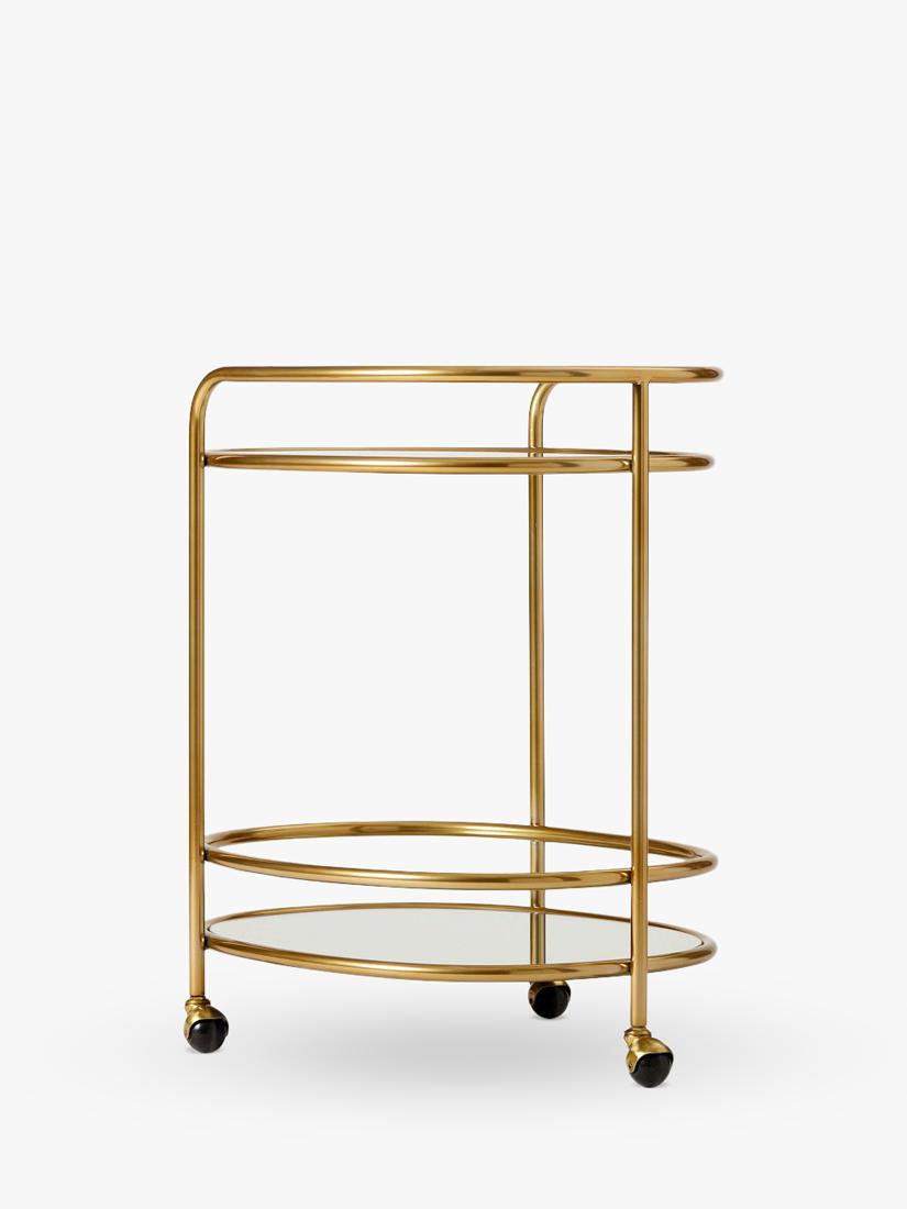 West Elm Albee bar cart antique brass - UK version