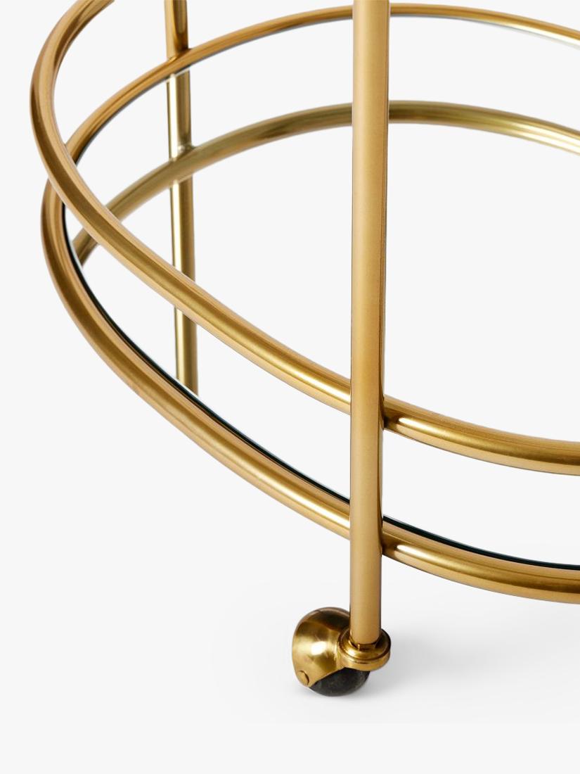West Elm Albee bar cart antique brass - UK version
