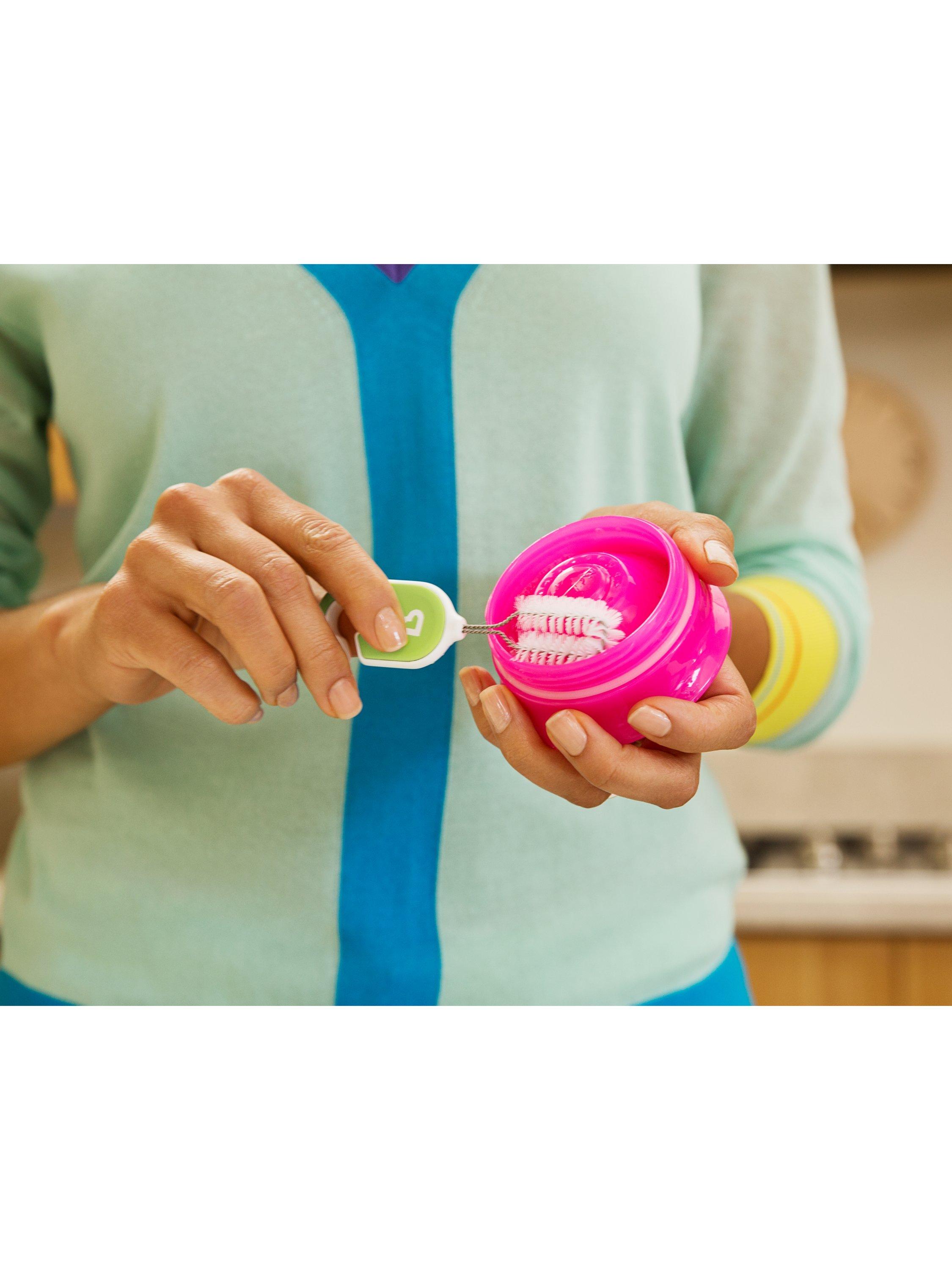 Munchkin baby bottle cleaning brush set, UK version