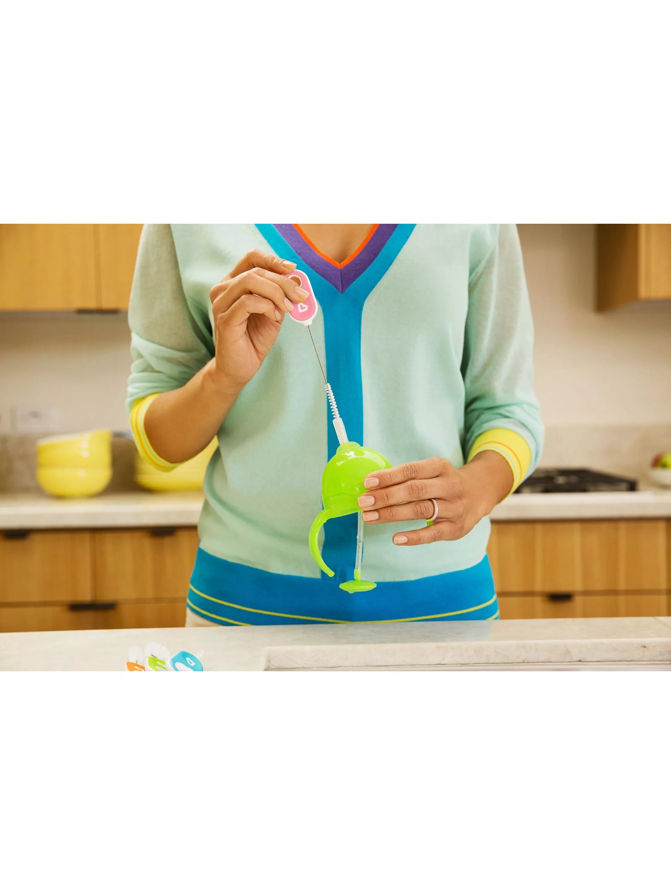 Munchkin baby bottle cleaning brush set, UK version