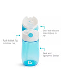 Munchkin Flip n Go water bottle, imported from the UK
