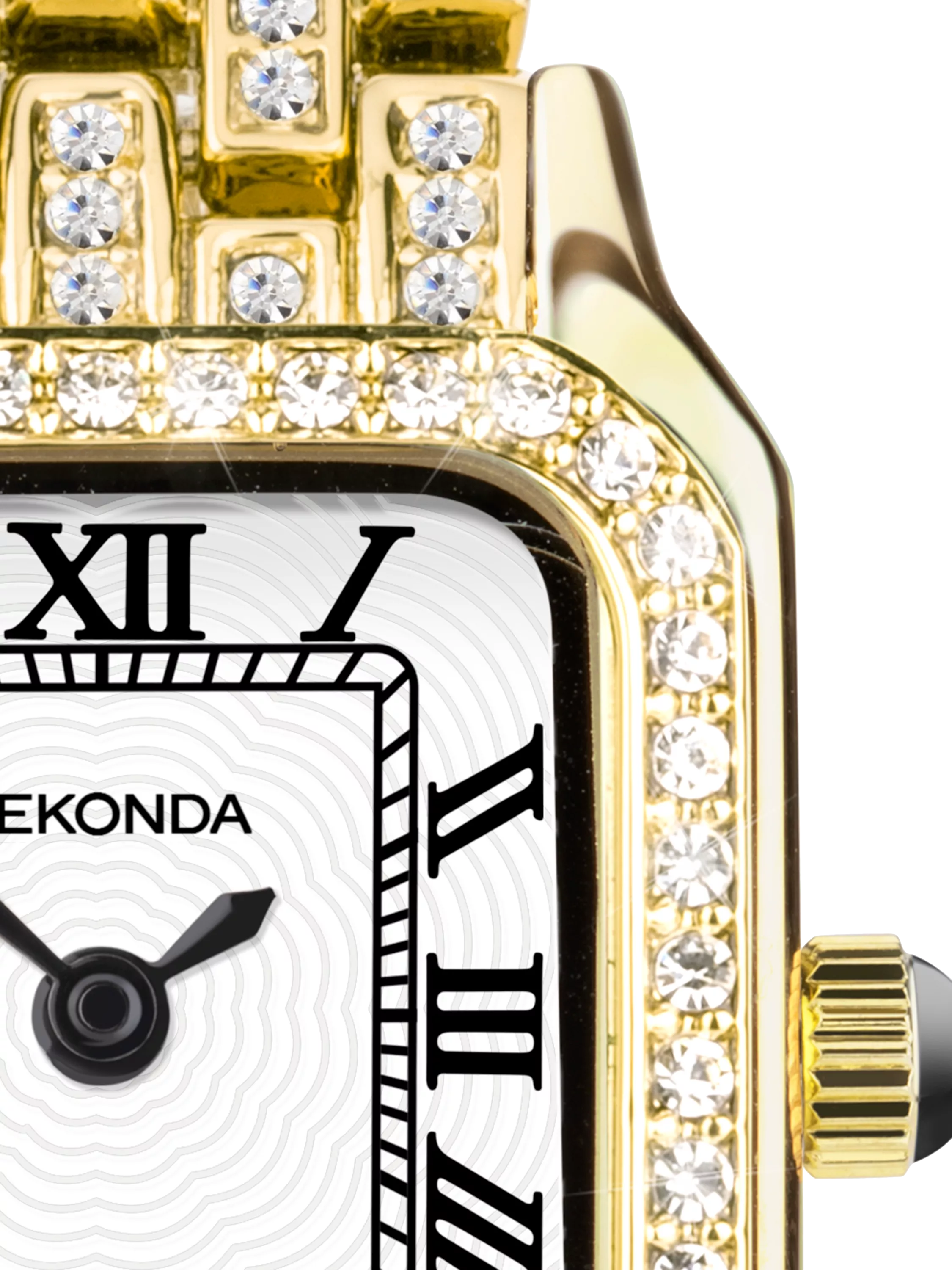 Sekonda Monica crystal bracelet watch gold-toned, UK version