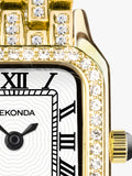 Sekonda Monica crystal bracelet watch gold-toned, UK version