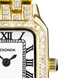Sekonda Monica crystal bracelet watch gold-toned, UK version