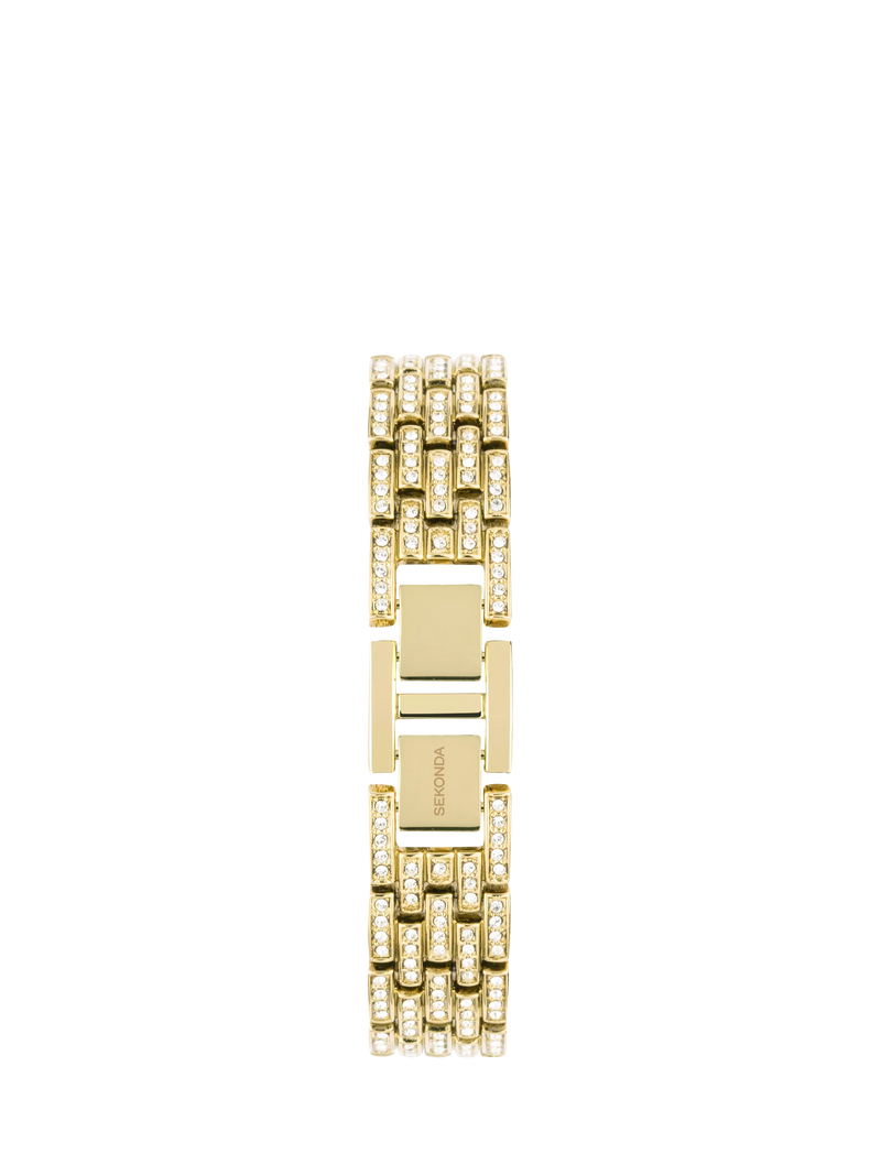 Sekonda Monica crystal bracelet watch gold-toned, UK version