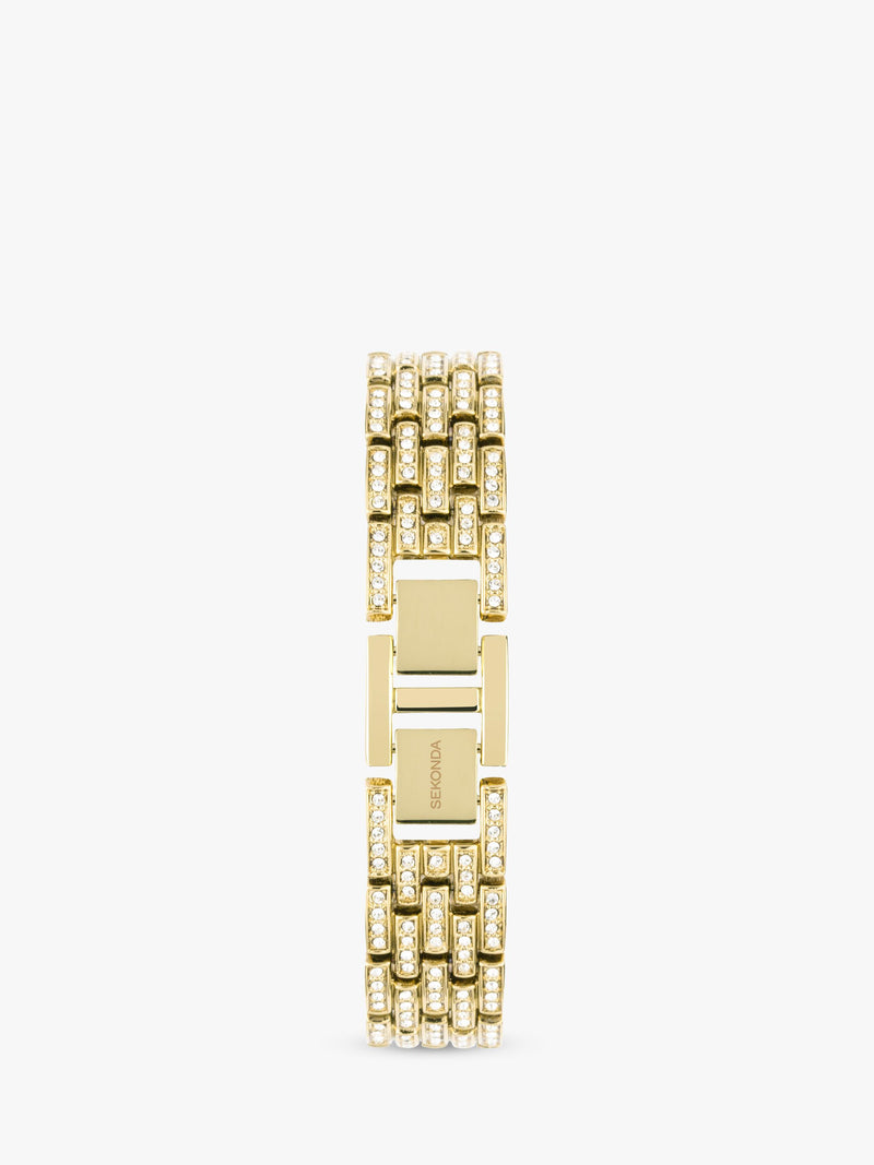 Sekonda Monica crystal bracelet watch gold-toned, UK version