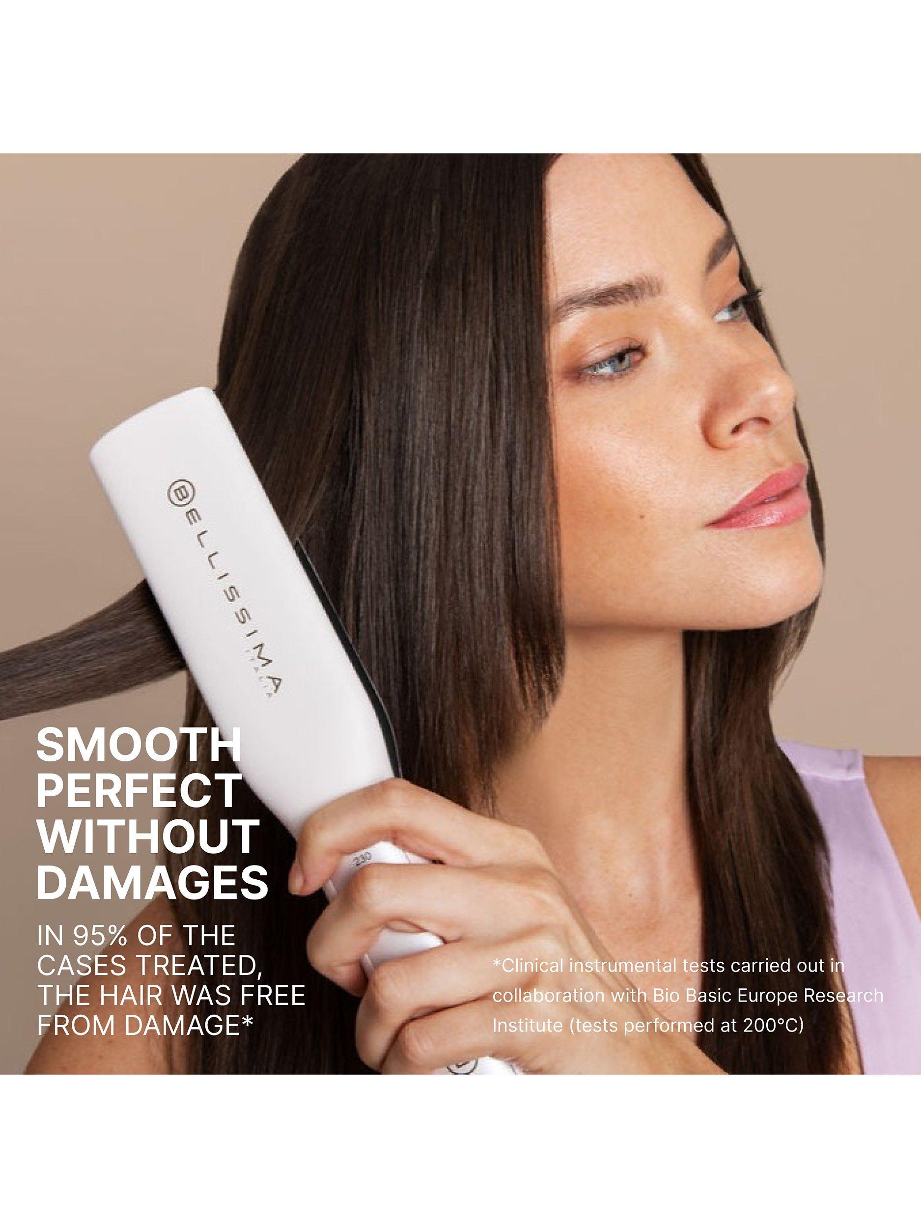 Bellissima Italia Elixir hair straighteners white gold (British brand)