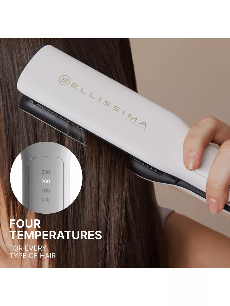 Bellissima Italia Elixir hair straighteners white gold (British brand)