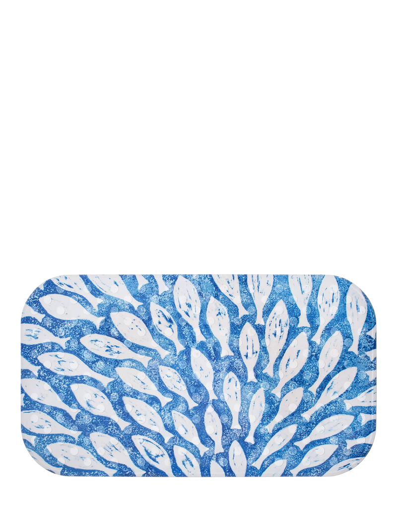 BlissHome blue silicone fish bath mat 44cm, imported from the UK
