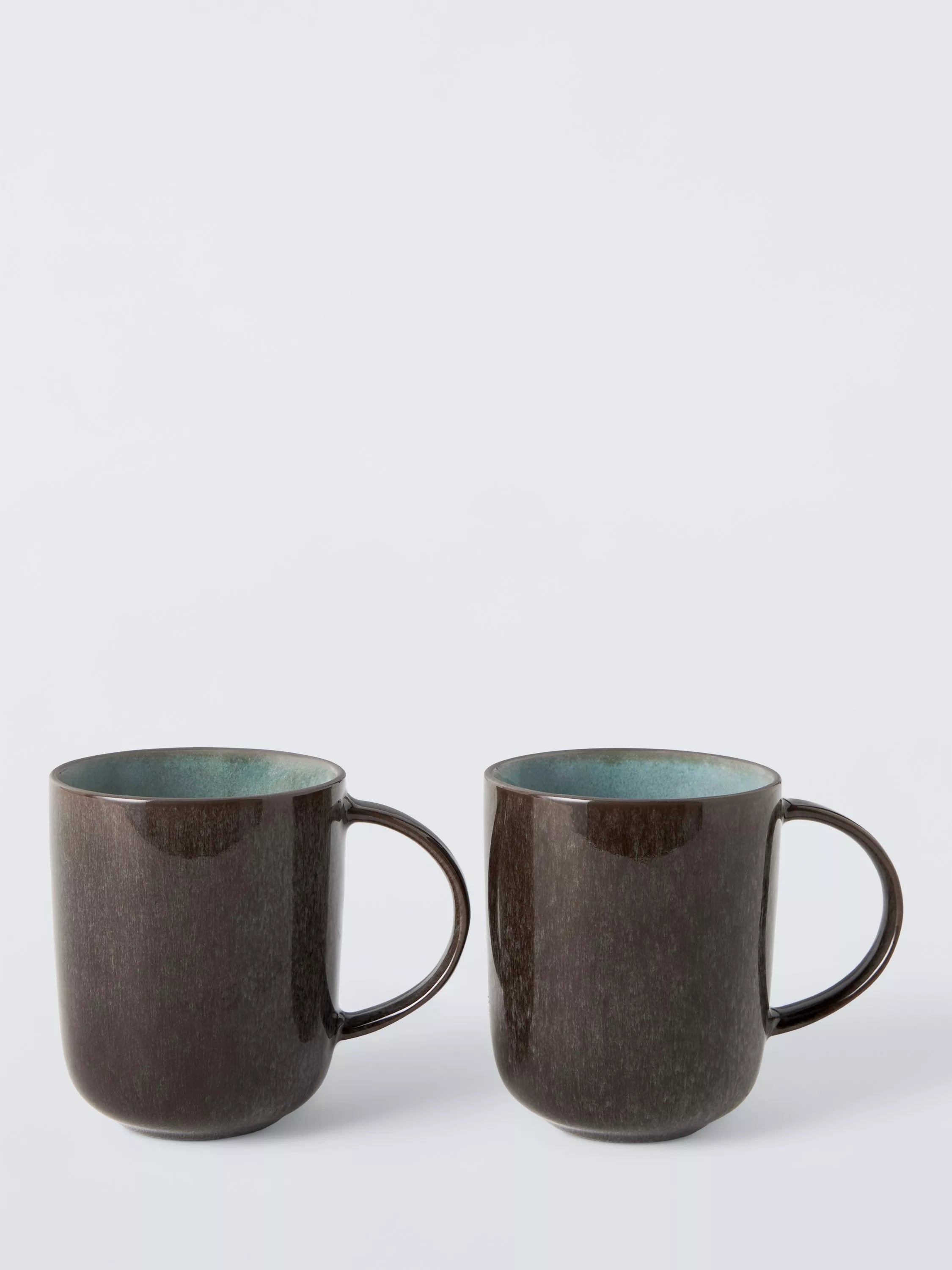 John Lewis reactive glaze stoneware mugs set of 2 320ml - British product