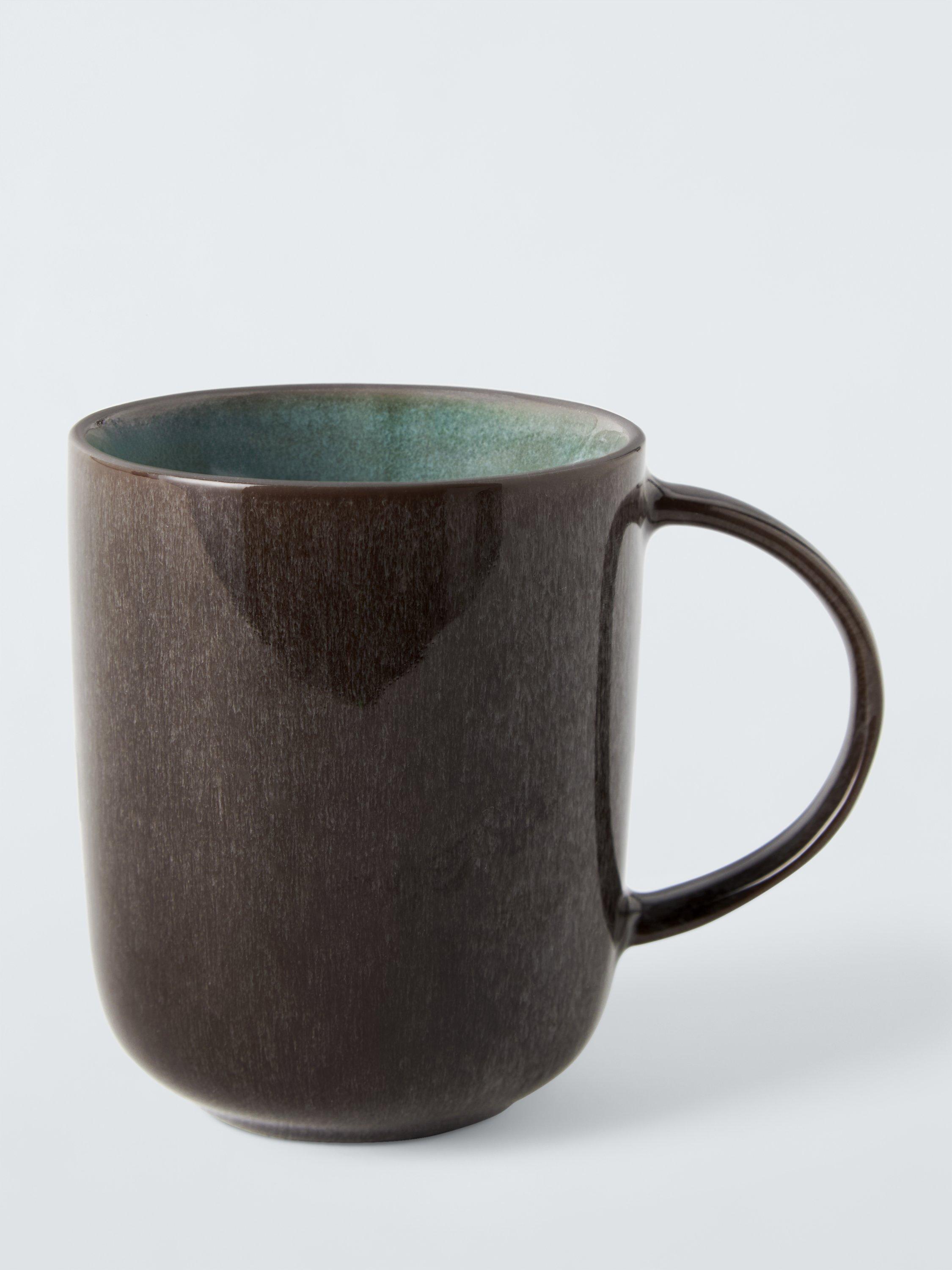 John Lewis reactive glaze stoneware mugs set of 2 320ml - British product