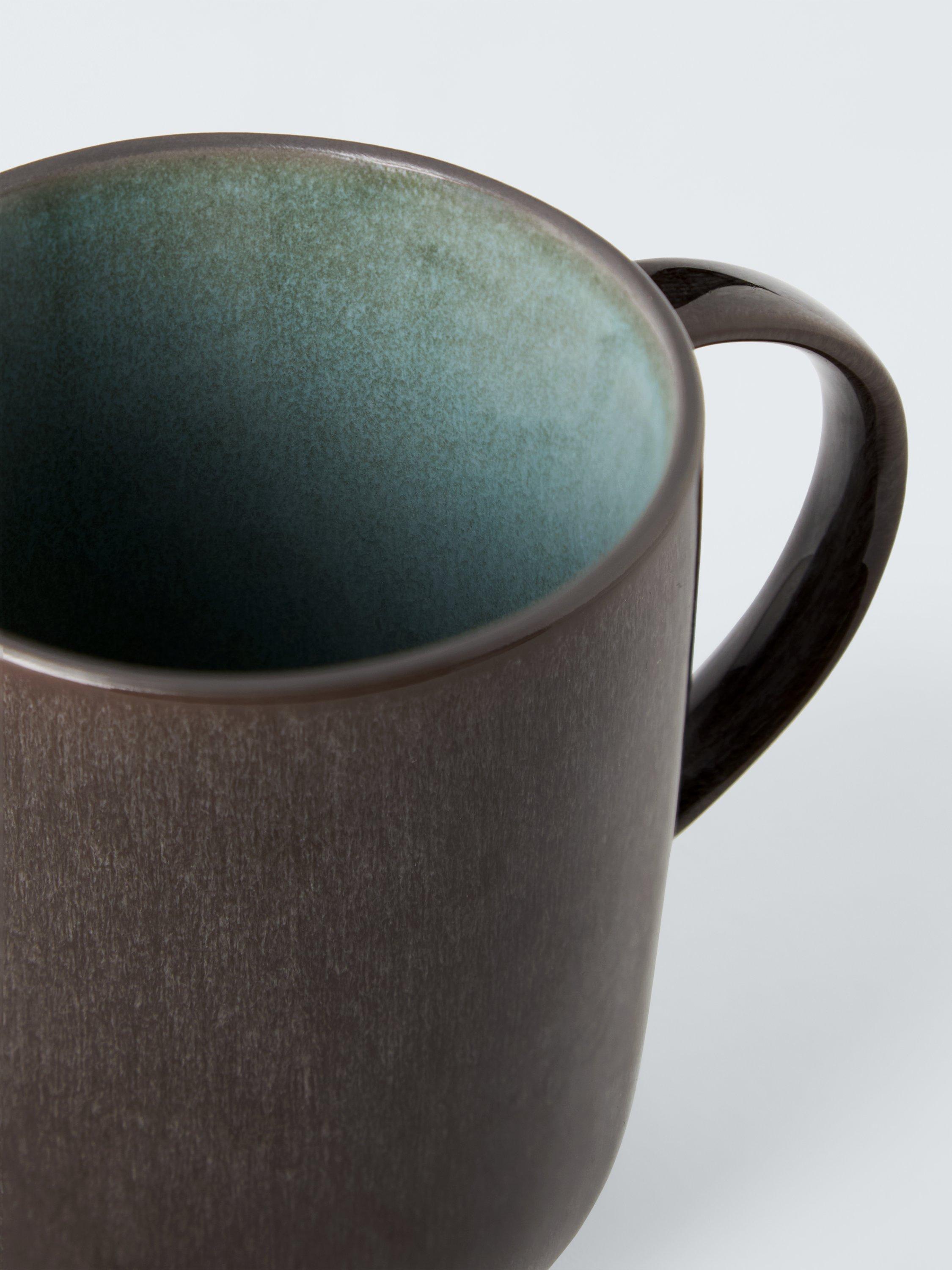 John Lewis reactive glaze stoneware mugs set of 2 320ml - British product