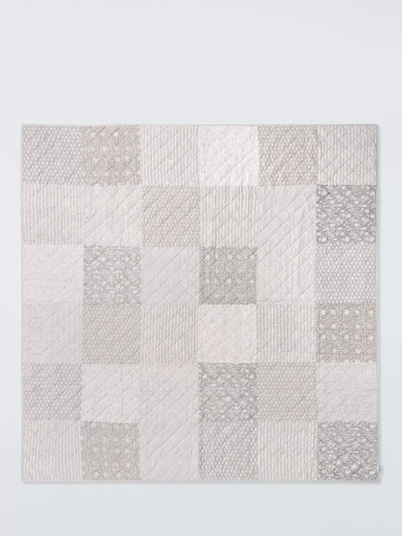 John Lewis block printed patchwork quilt king size, imported from the UK