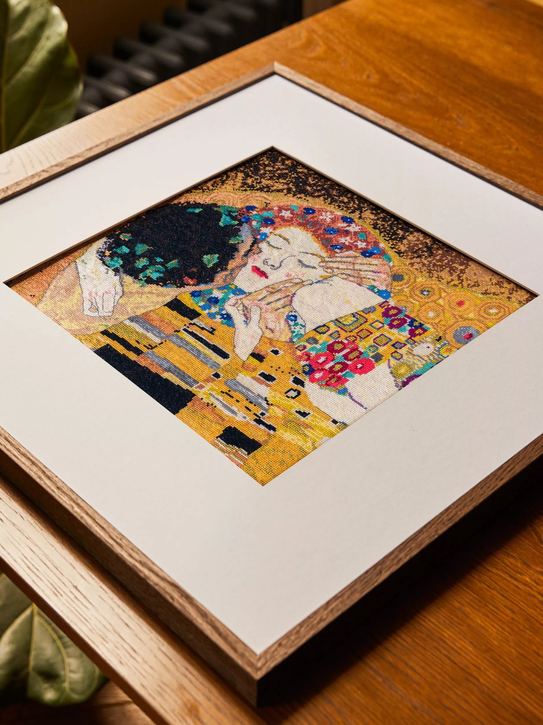 DMC Gustav Klimt cross stitch kit - British product