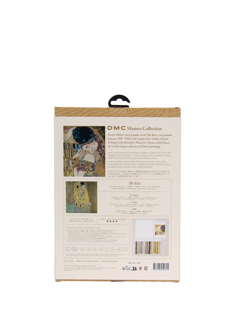 DMC Gustav Klimt cross stitch kit - British product