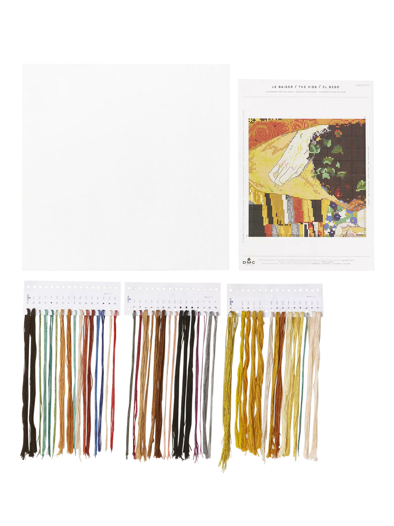 DMC Gustav Klimt cross stitch kit - British product